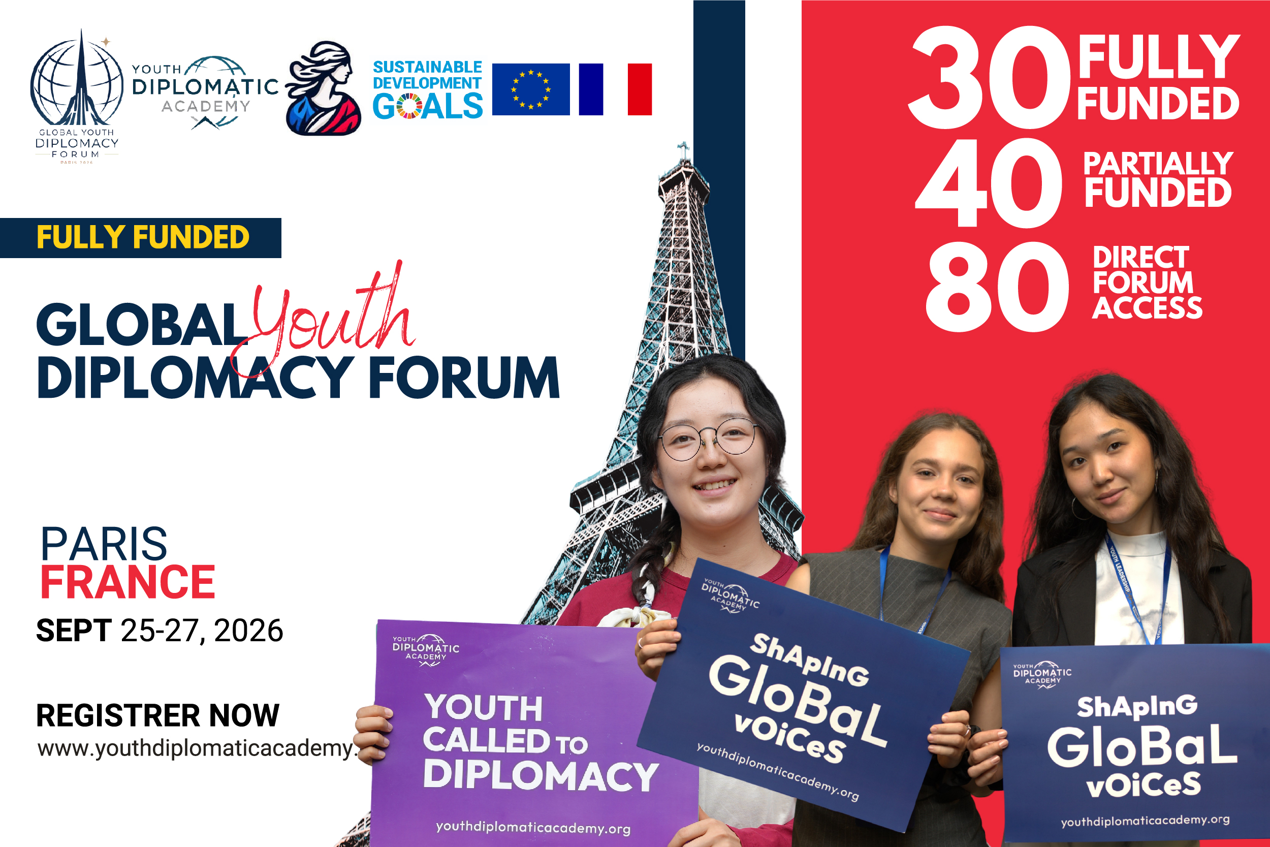 Fully Funded Global Youth Diplomacy Forum- Paris Edition 2026